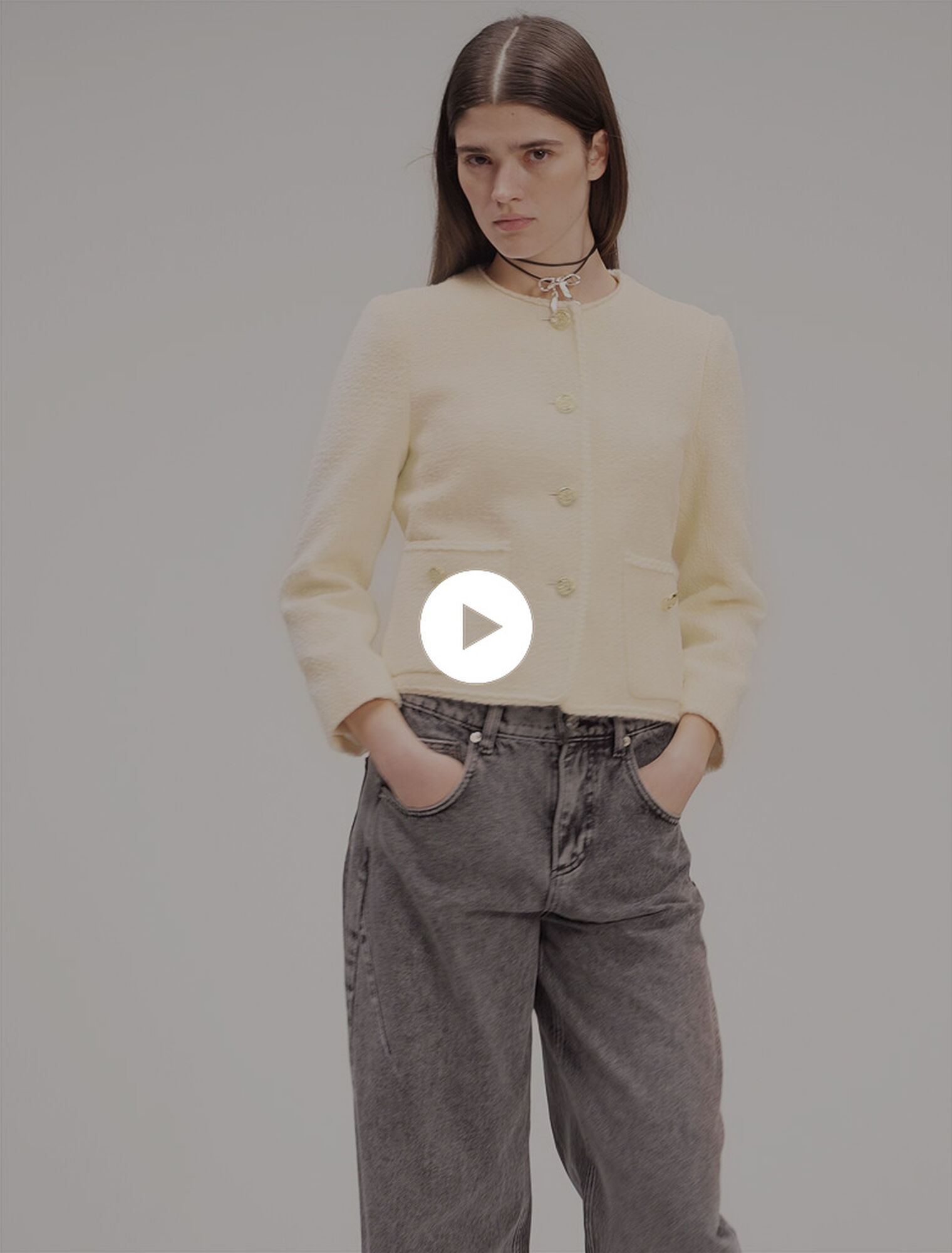 Taillierte Jacke