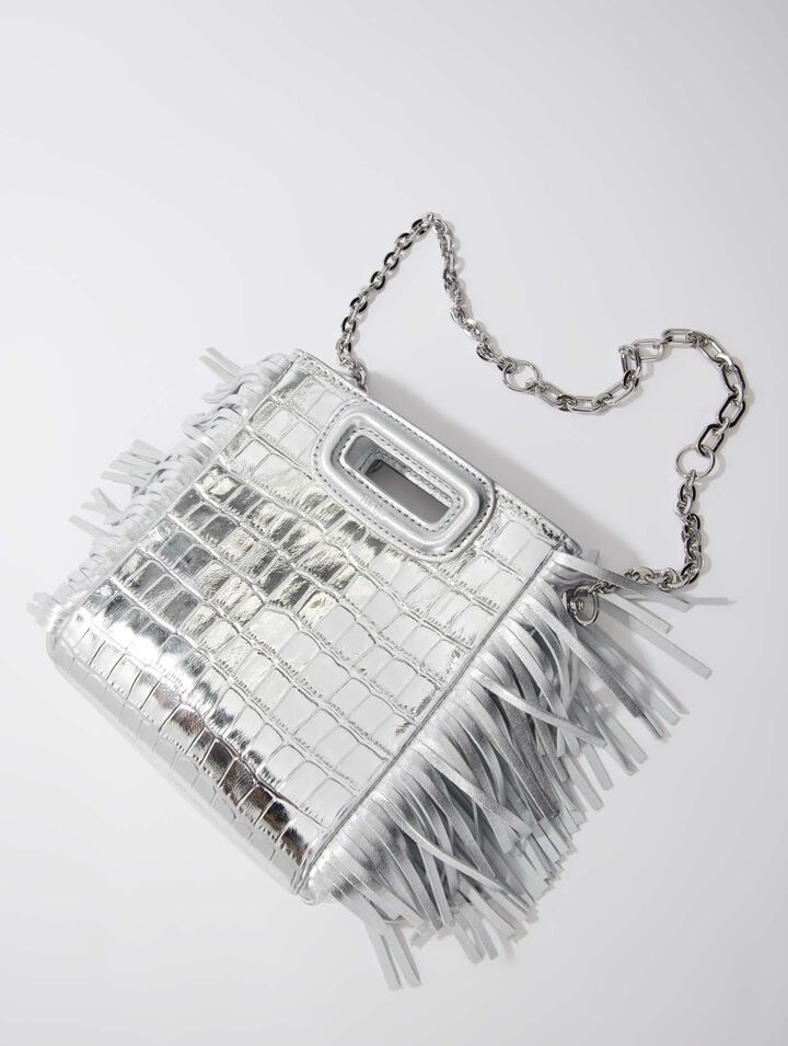 M Mini-Tasche aus Krokodilleder