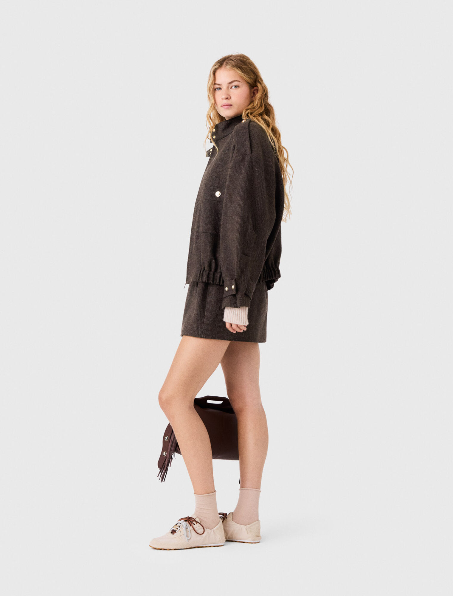 Oversize-Wollblouson