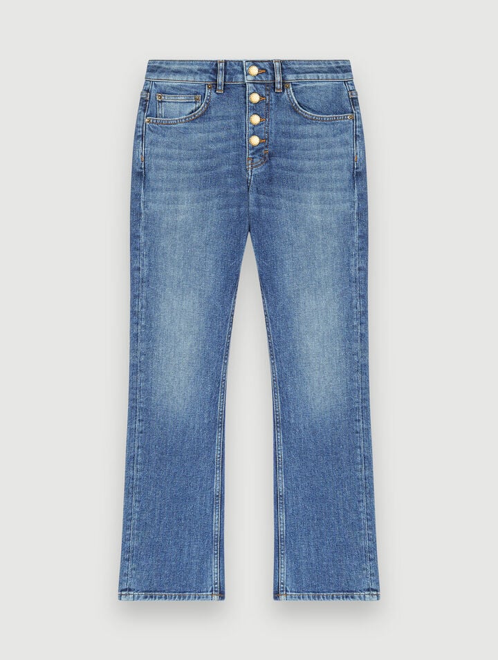 Gerade geschnittene Jeans aus Denim