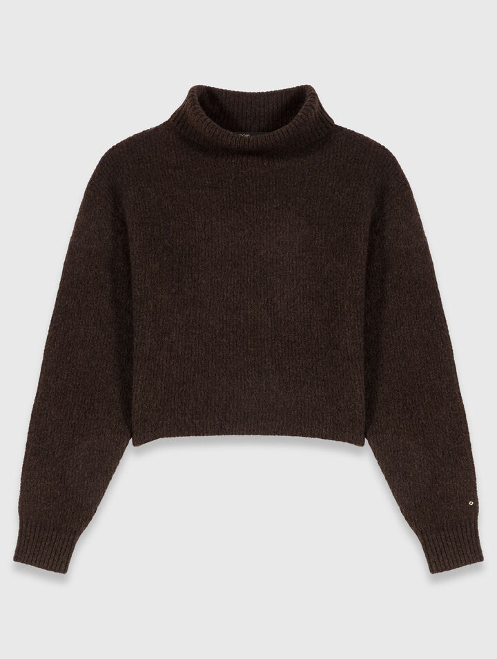 Rollkragenpullover aus Yak-Gemisch