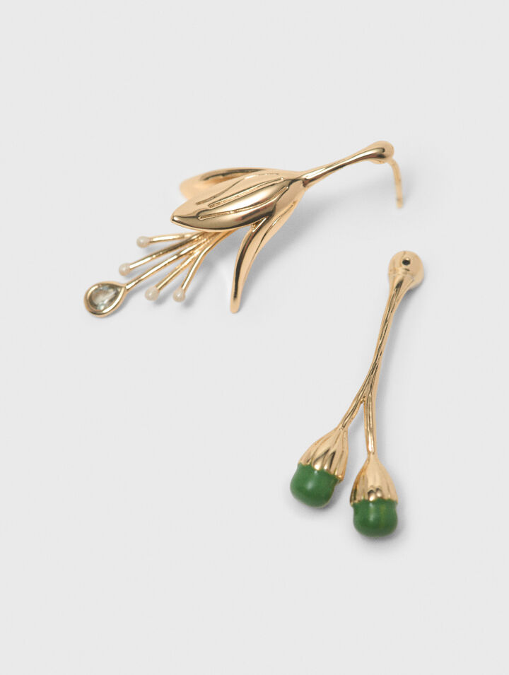 Ohrring mit Tulpenmotiv