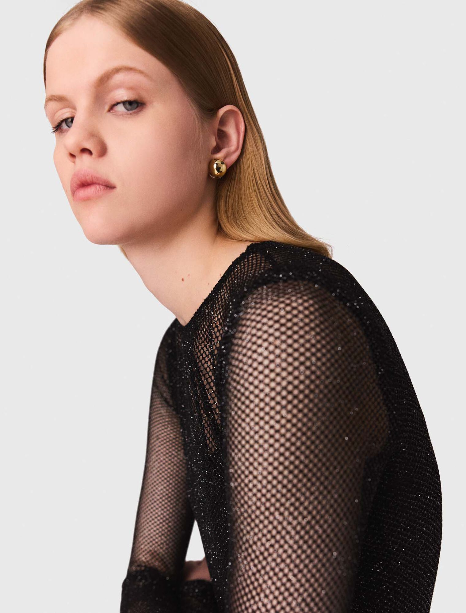 Strass-Top aus Jersey