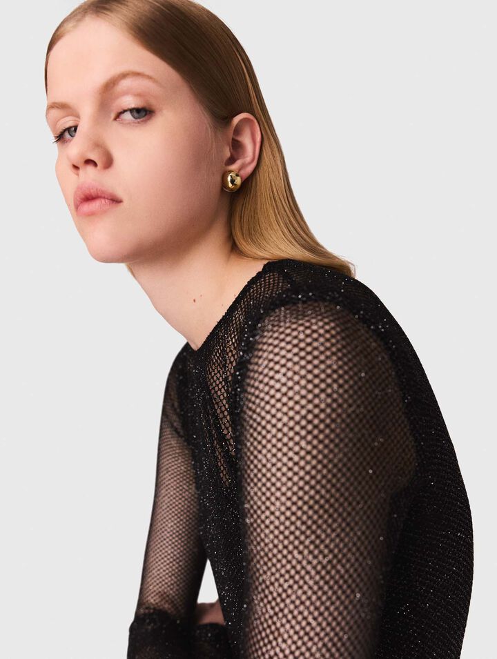 Strass-Top aus Jersey