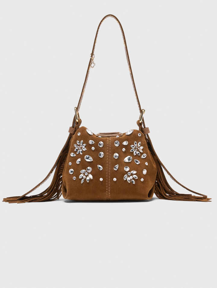 Micro-Tasche Miss M mit Strass