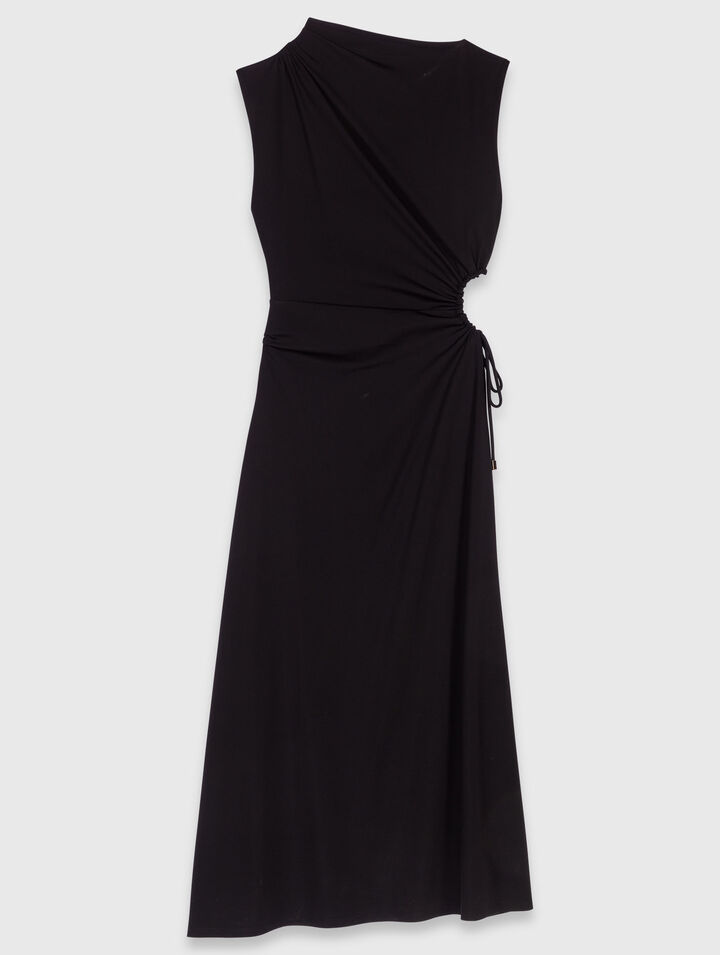 Maxikleid mit Cut-out-Taille