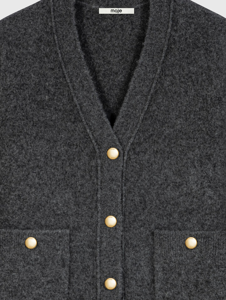 Cardigan aus Yakwolle