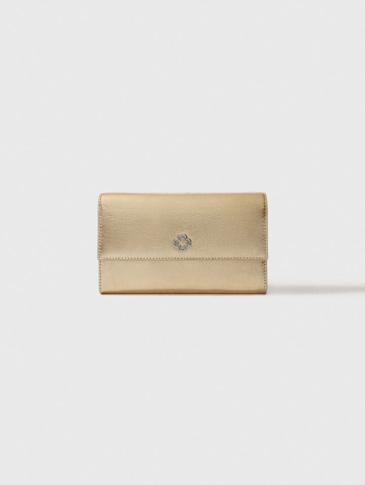 Leder-Clutch mit Kette