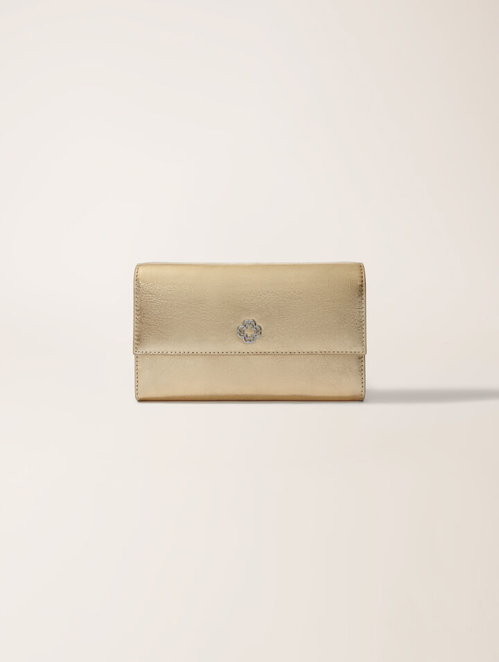 Leder-Clutch mit Kette