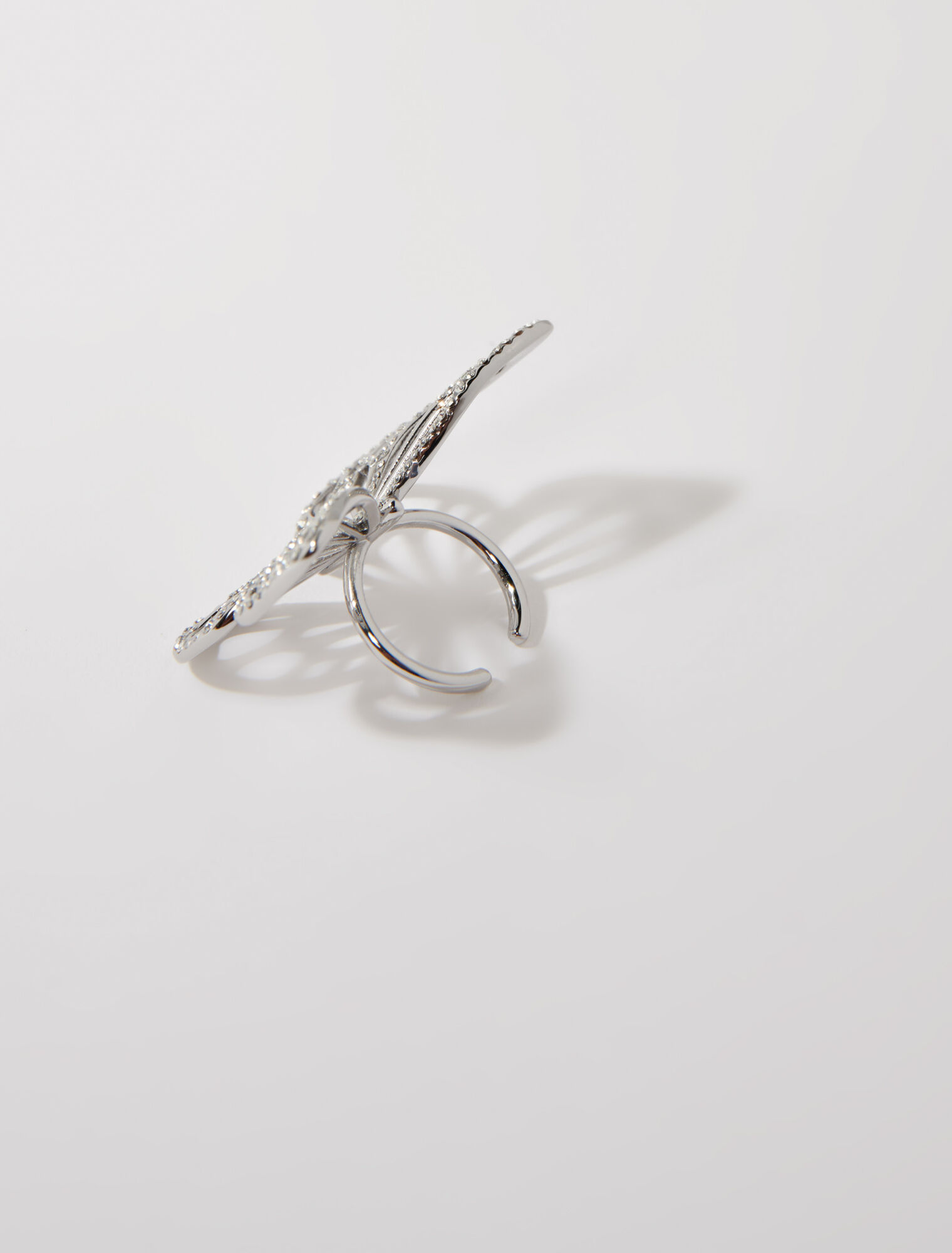 Schmetterlingsring mit Strass