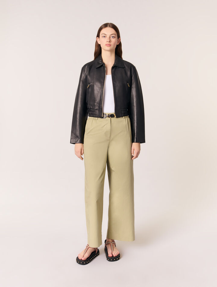 Lederblouson