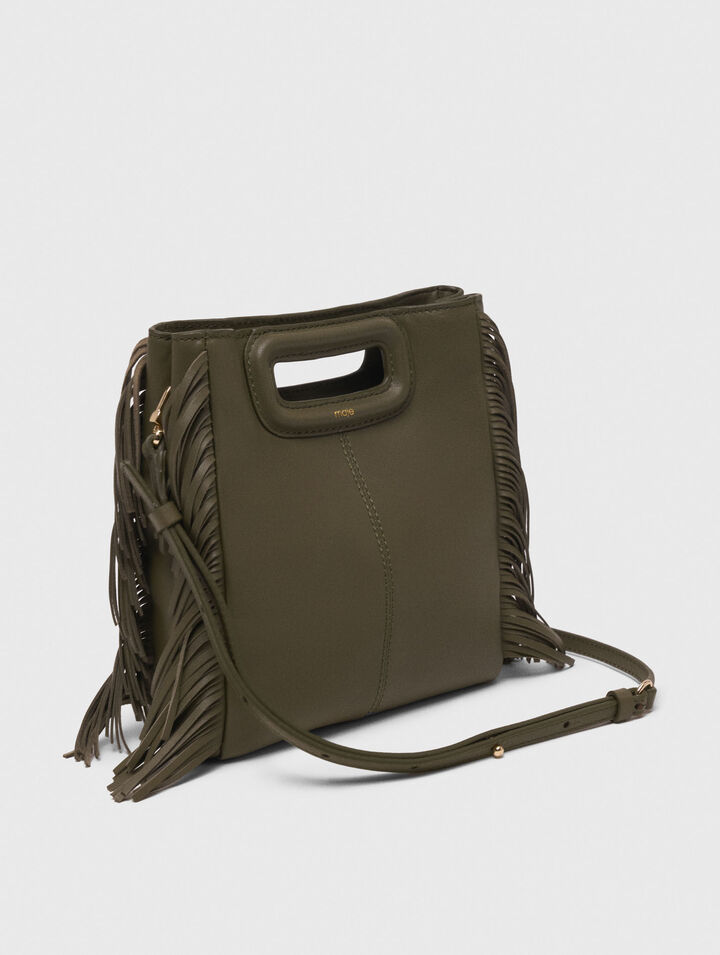 M-Tasche aus Glattleder