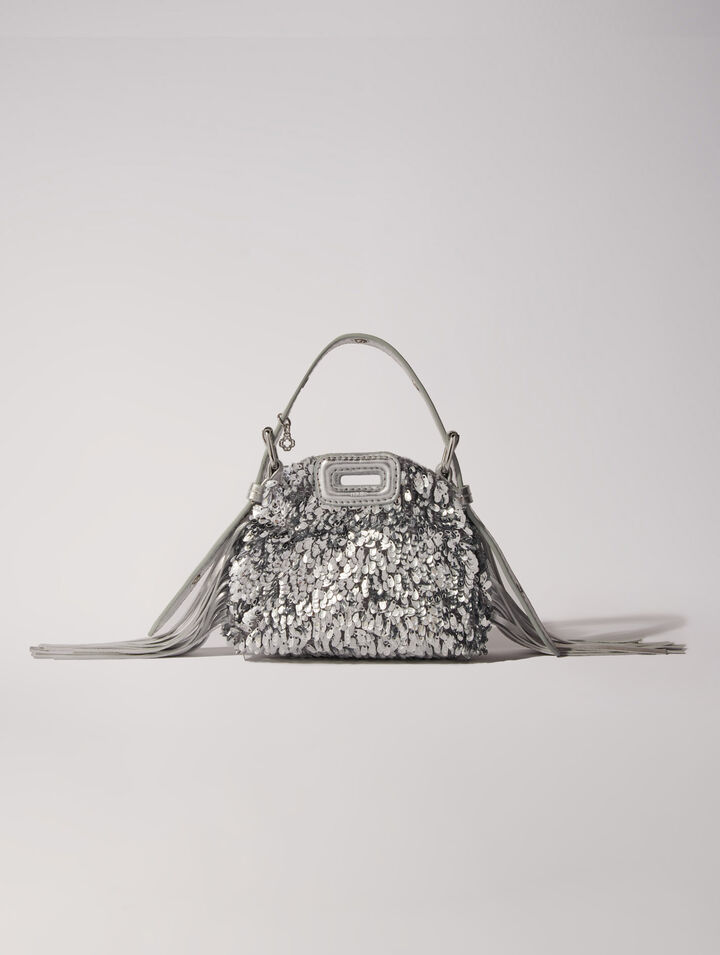 Mini M-Tasche Nano mit Pailletten