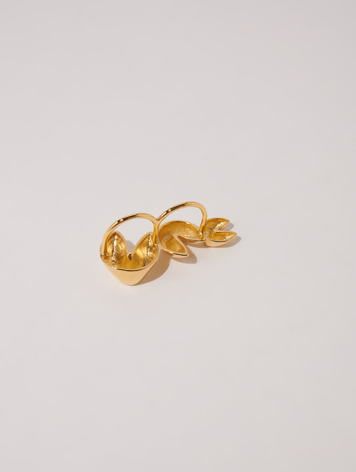 Dreifacher Glückskeks-Ring