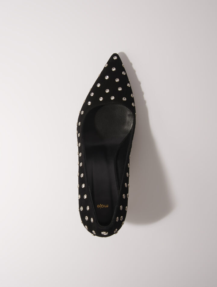 Spitze Strass-Pumps