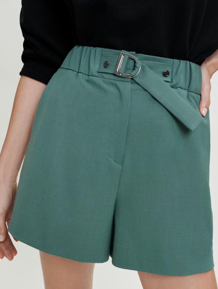 Elastische Tailoring-Shorts