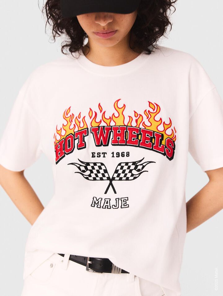T-Shirt mit Stickerei