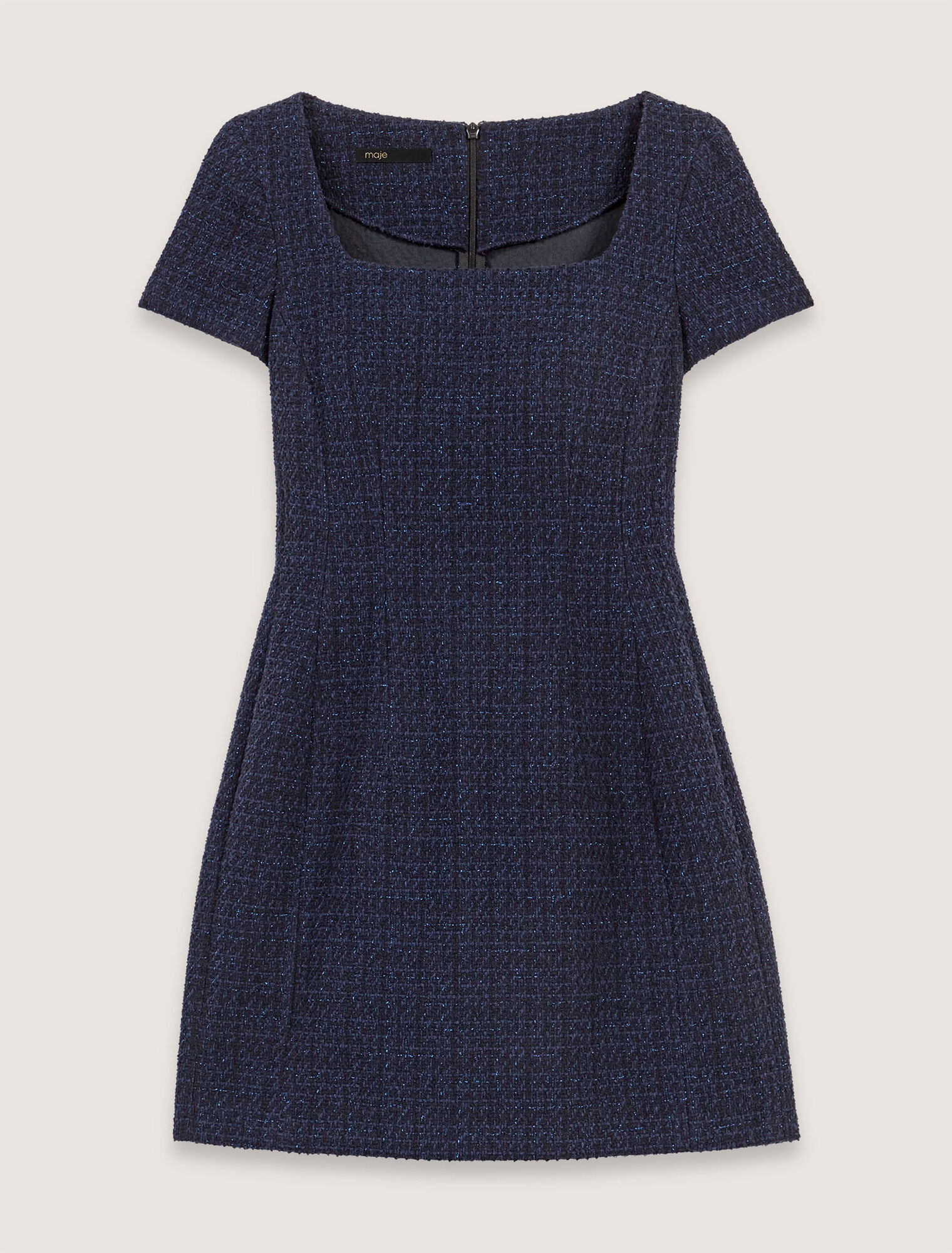 Kurzes Tweed-Kleid