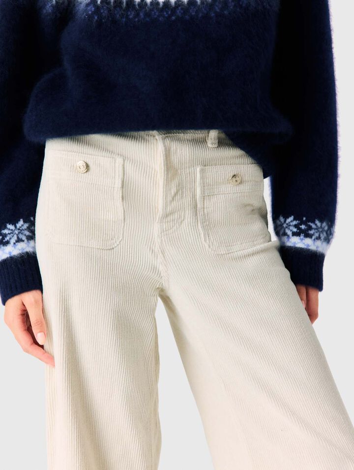 Weite Cordhose