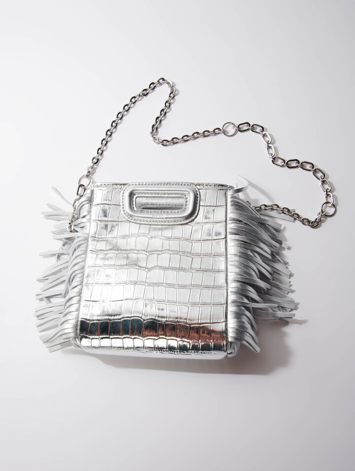 M Mini-Tasche aus Krokodilleder