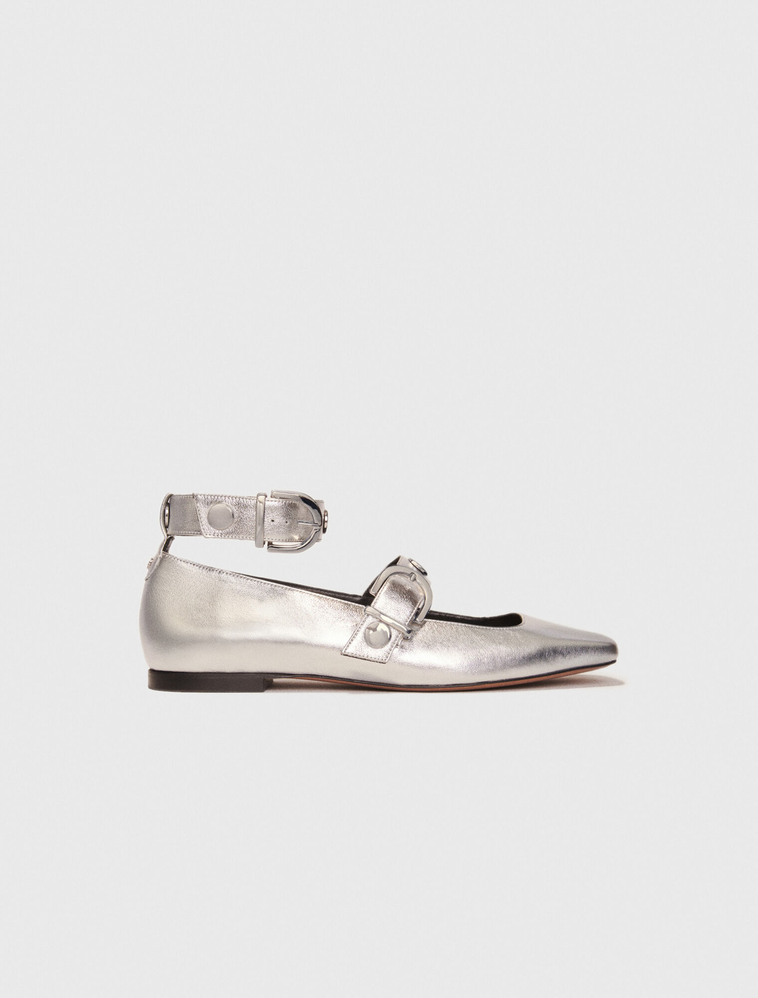 Mary Janes aus Metallicleder
