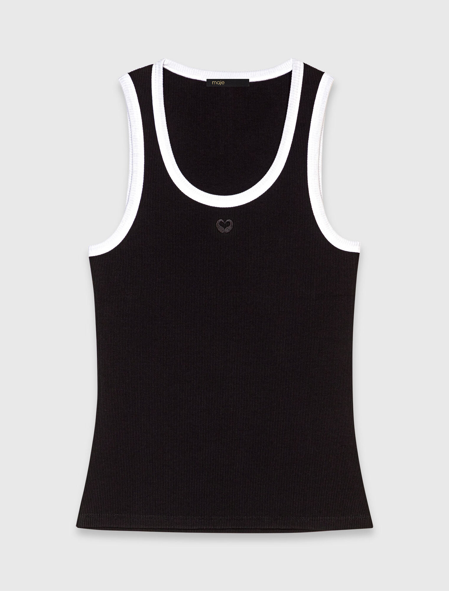 Geripptes Tanktop