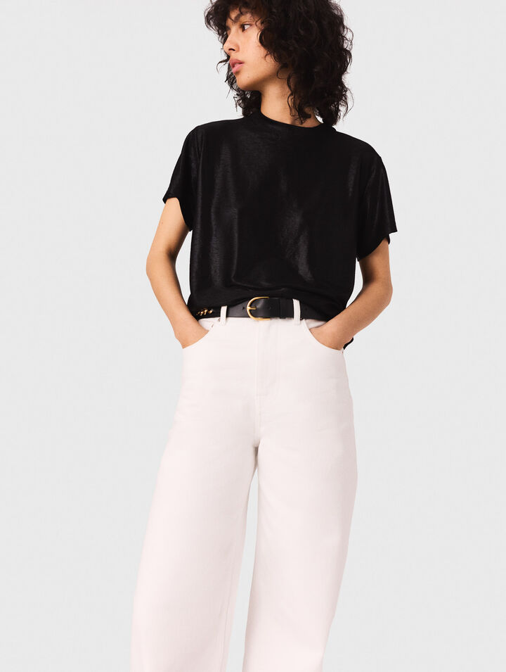 T-Shirt aus Lamé
