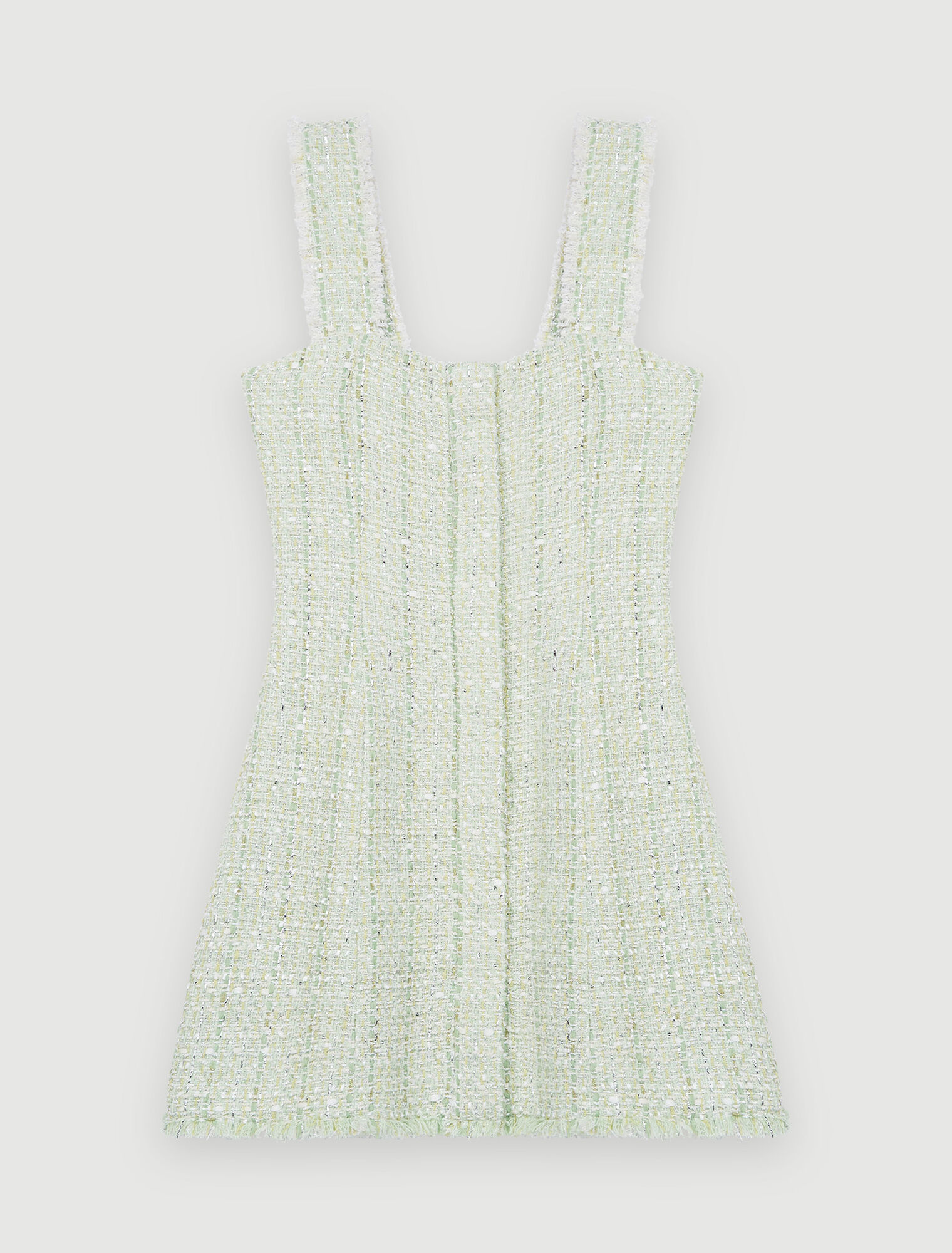 Tweedkleid mit Glanz