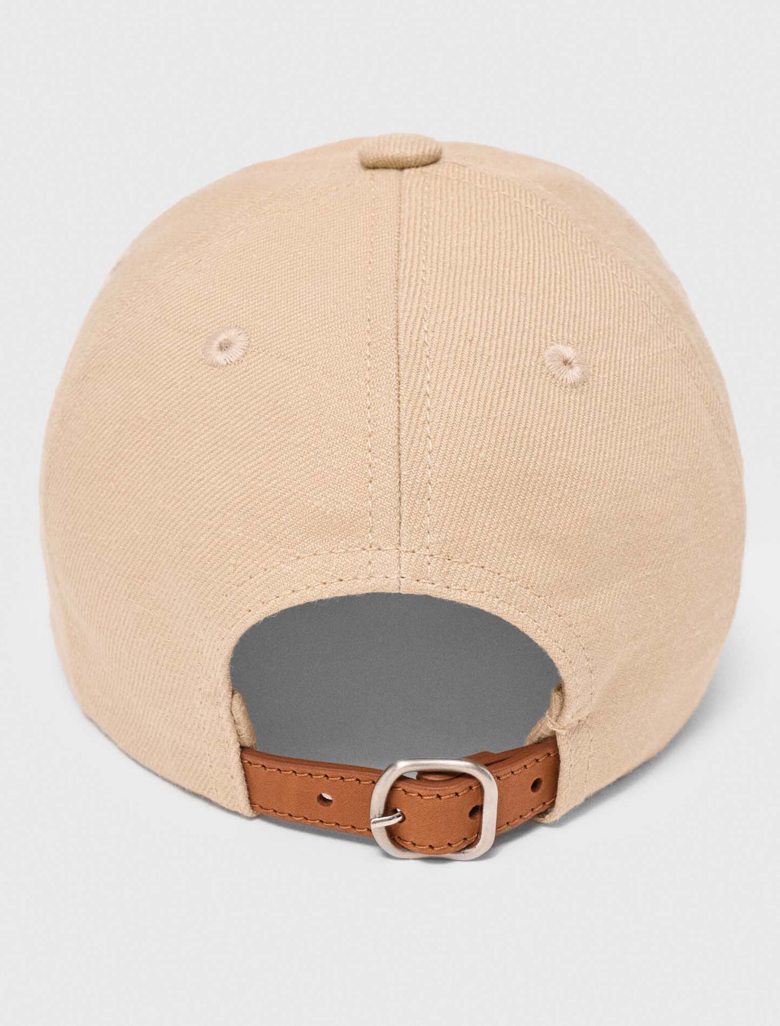 Cap aus Leinenmix mit Logo