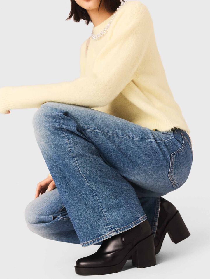 Jeans mit Ketteng&uuml;rtel