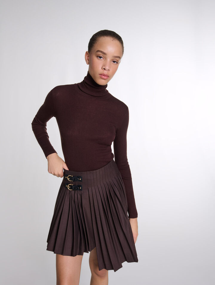 Pullover aus Wolle und Seide