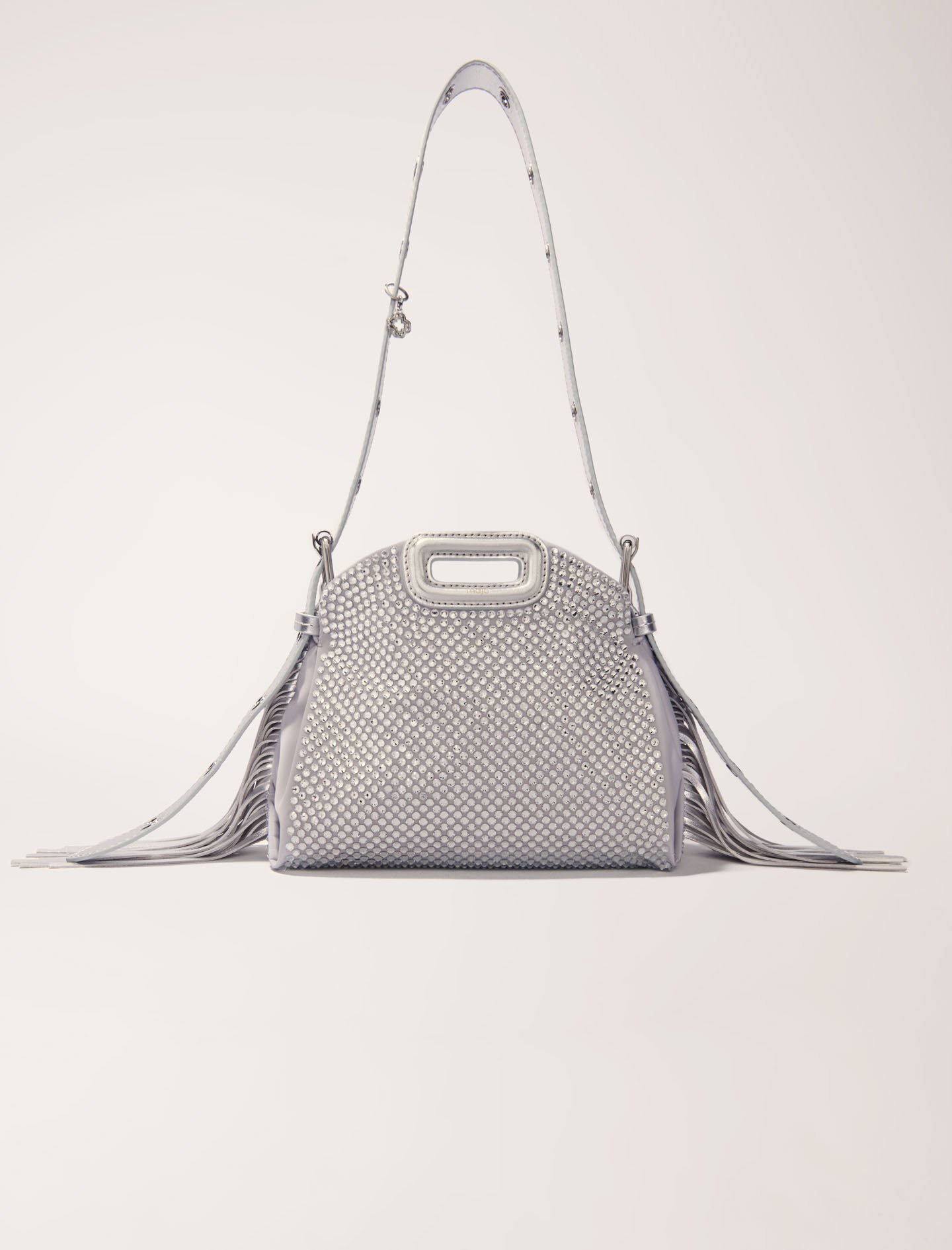 Tasche Miss M Mini Metall Strass