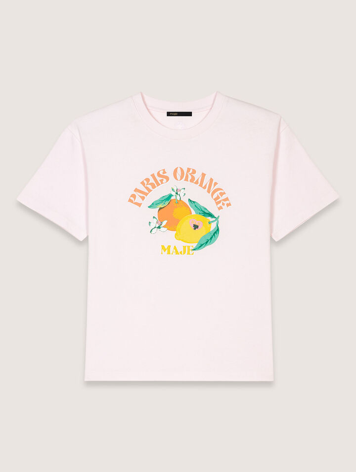 Gemustertes T-Shirt