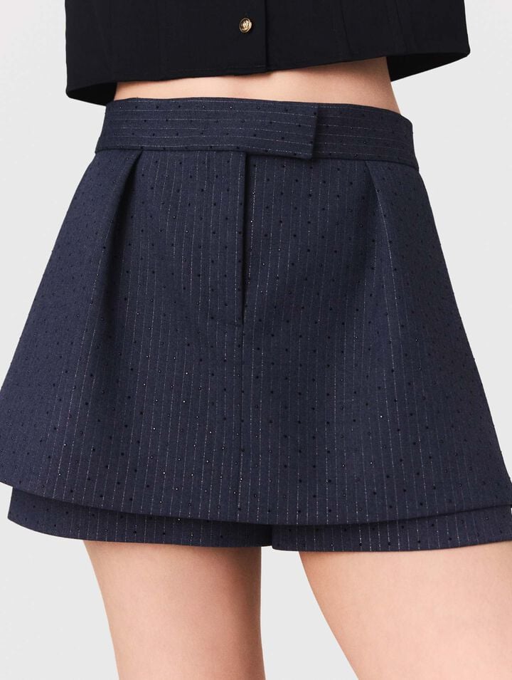 Shorts mit Strass
