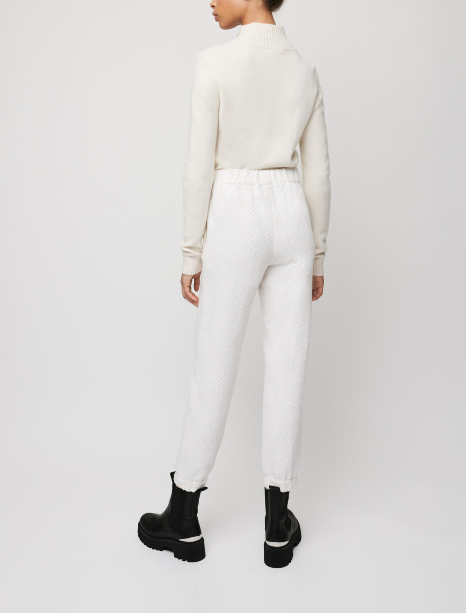 Jogginghose in Tweed-Optik
