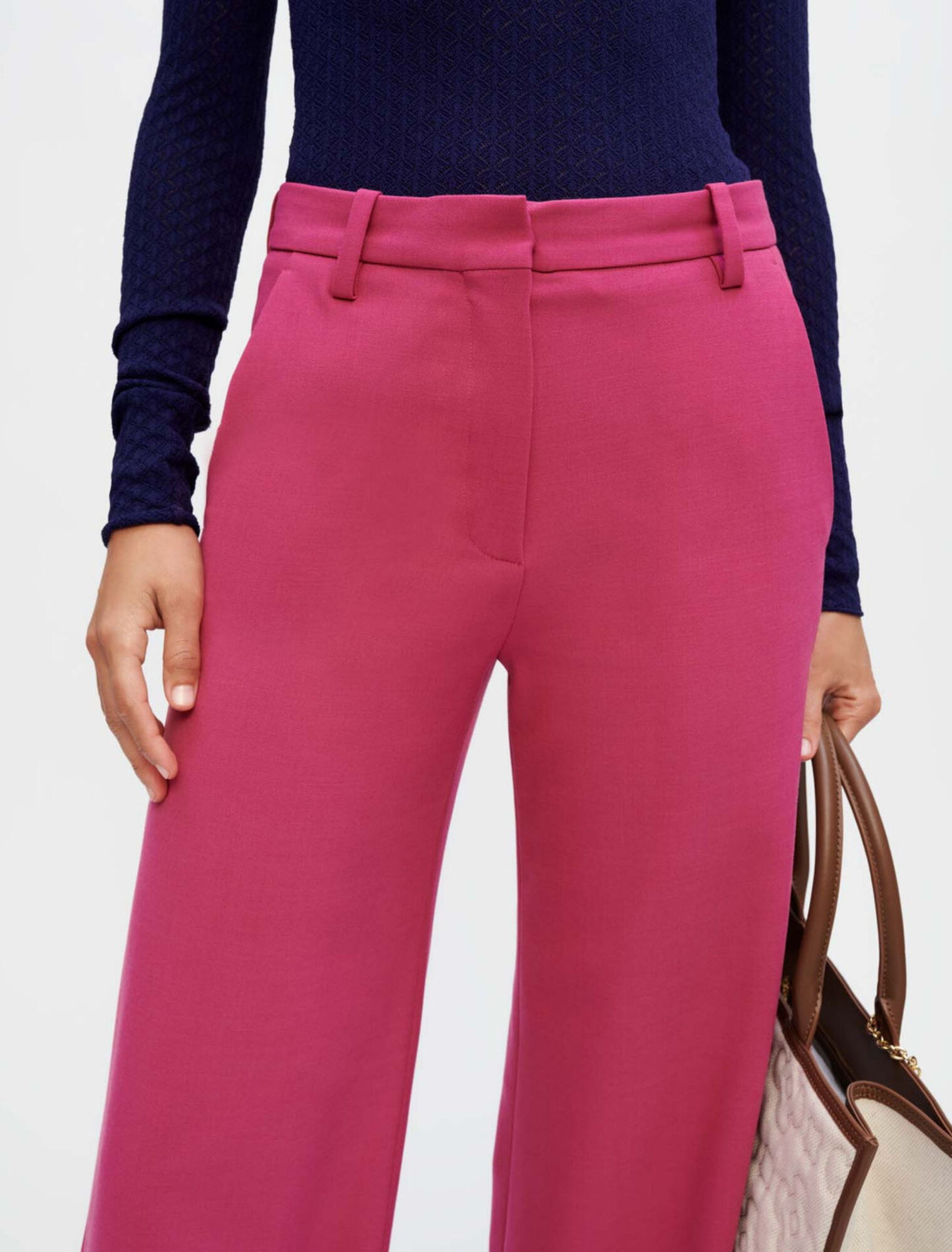 Weite Stretch-Schneiderhose
