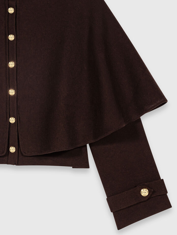 Cardigan im Cape-Look