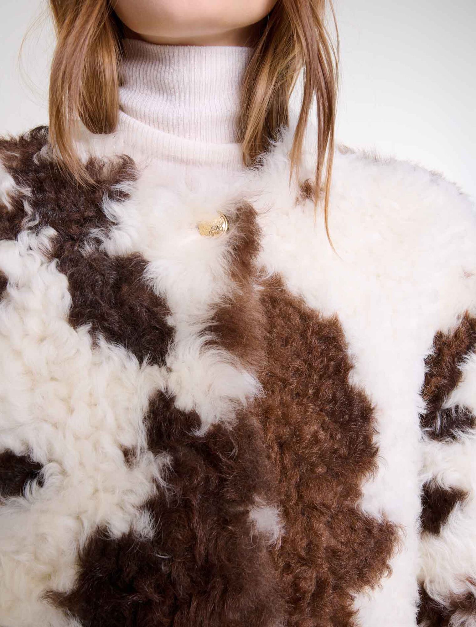 Wendbare Lammfelljacke