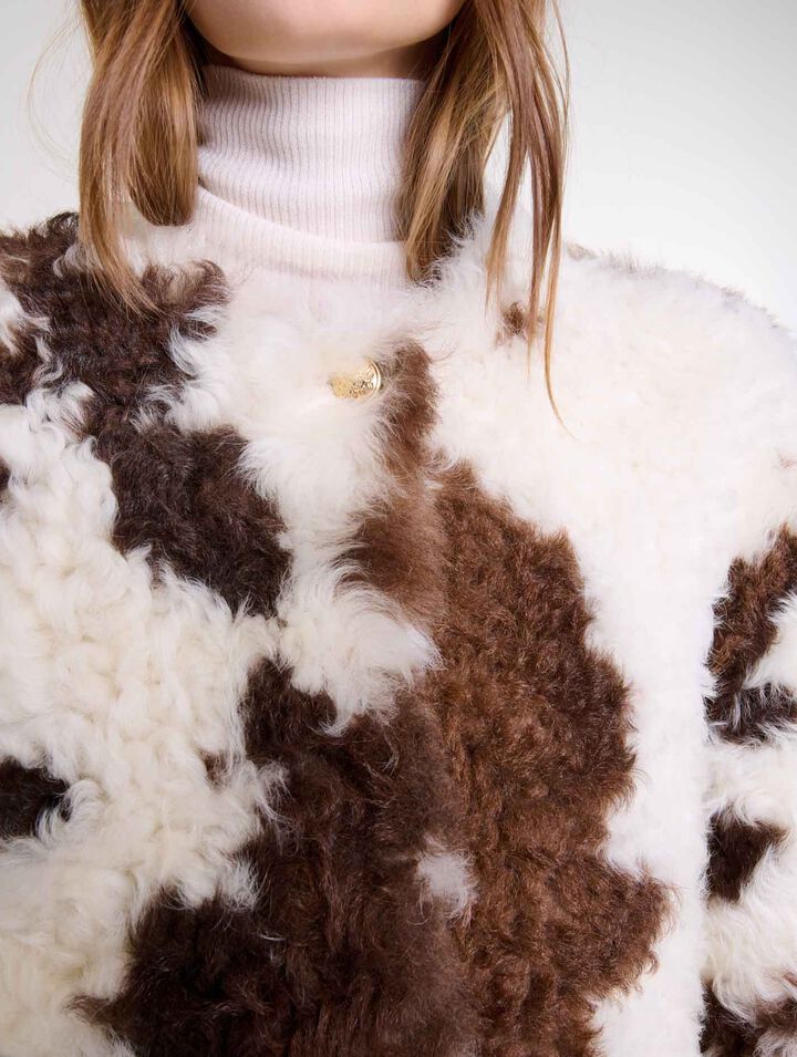 Wendbare Lammfelljacke