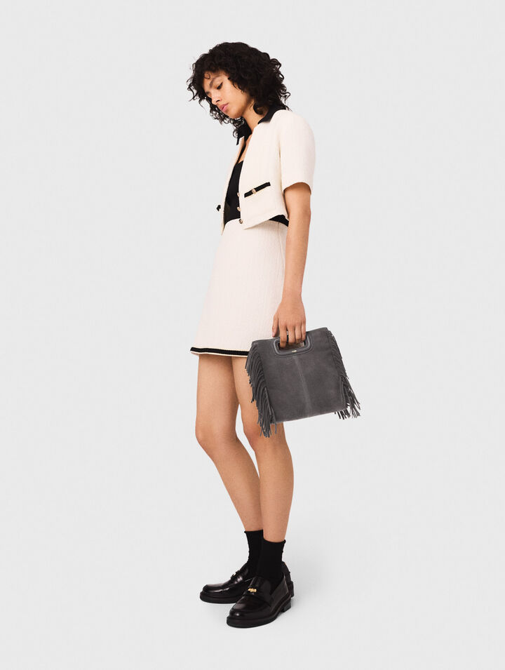 M-Tasche aus Wildleder