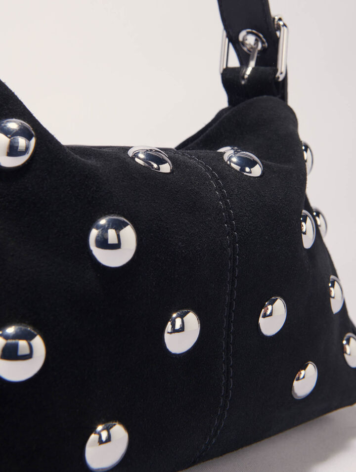 Tasche Miss M, Velours und Nieten