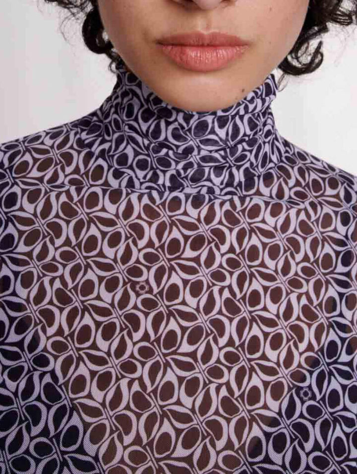 Halbdurchsichtiges Top