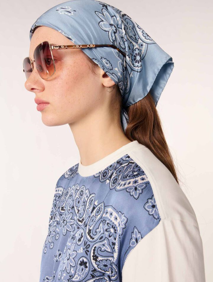 Halstuch mit Bandana-Print