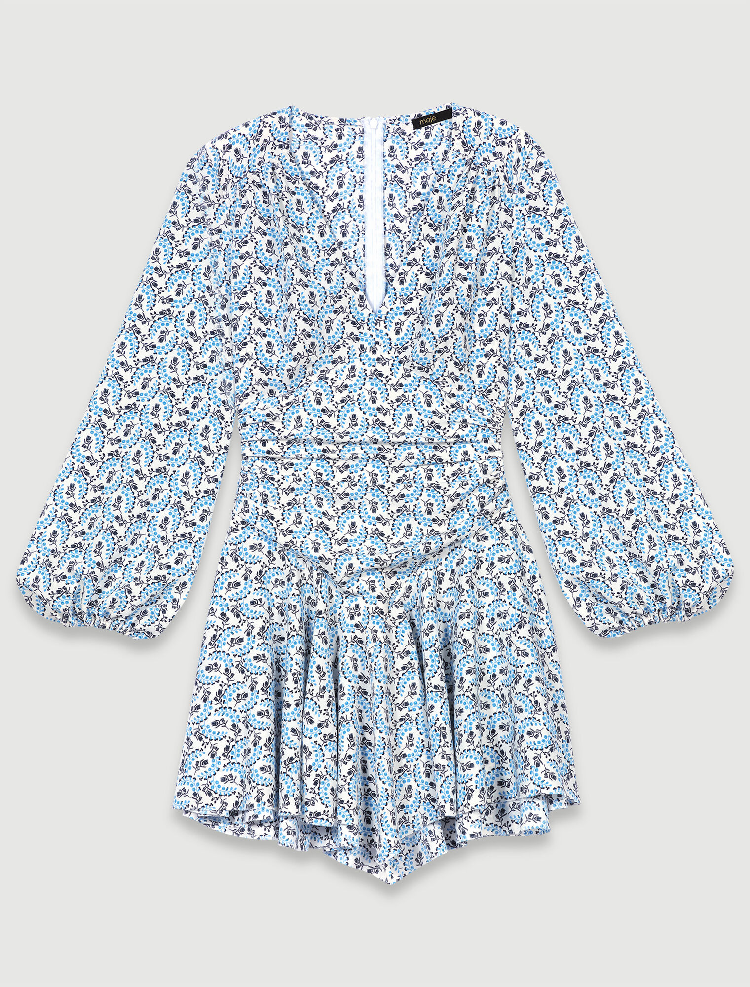 Kurzes Crêpe-Kleid