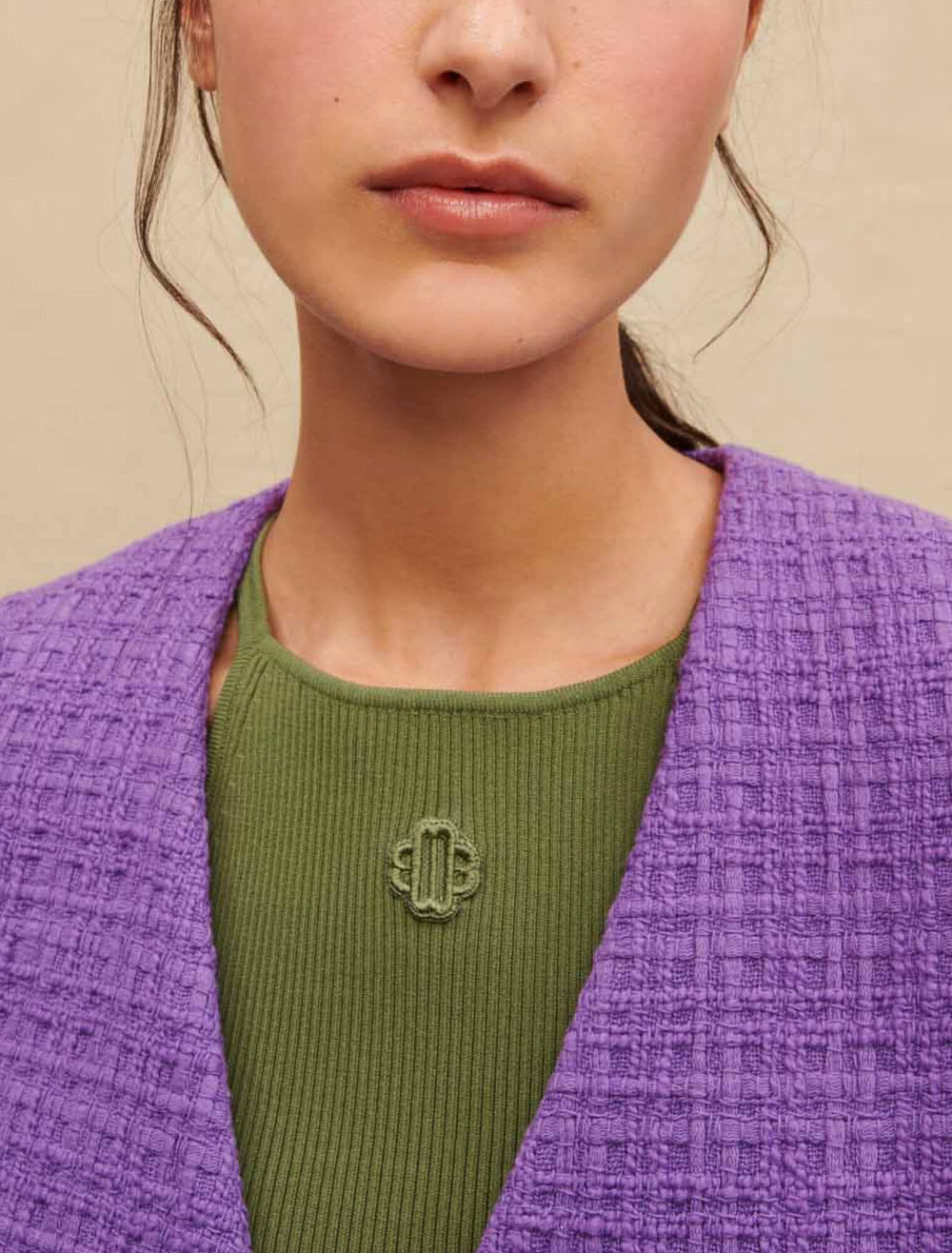 Kurze Jacke aus Tweed