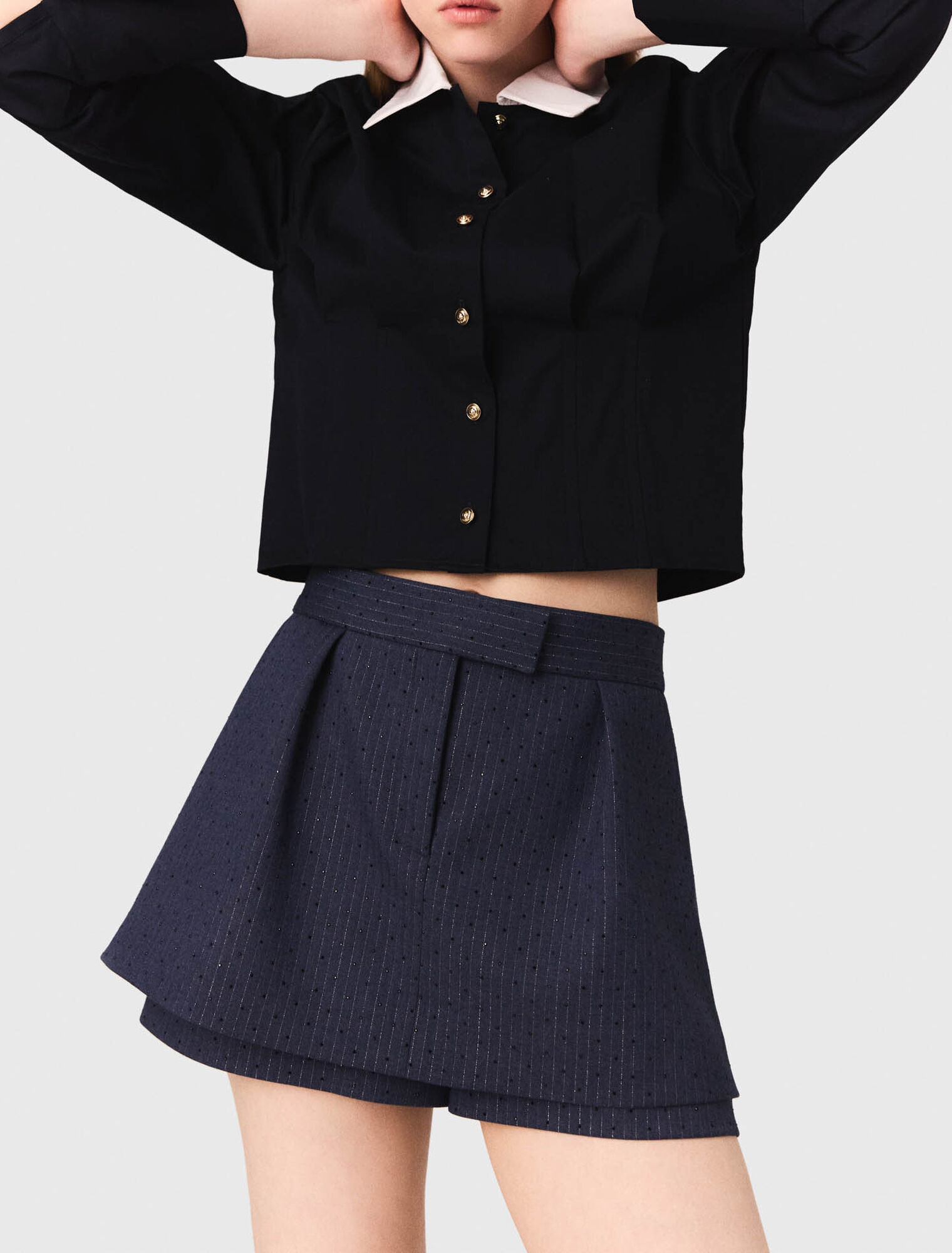Shorts mit Strass