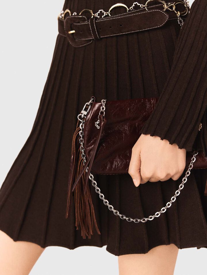 Kurzes Skaterkleid mit Stehkragen