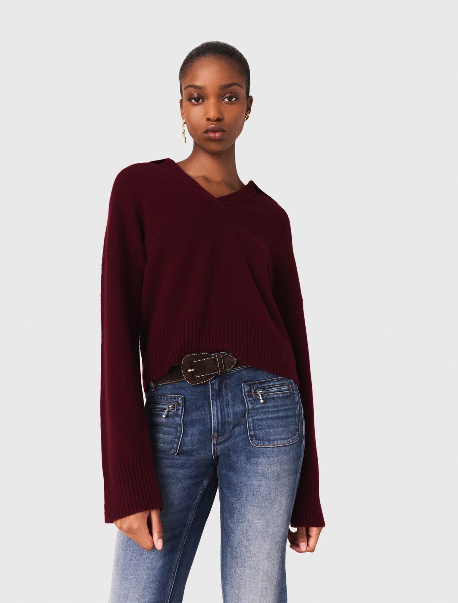 Pullover aus Wollgemisch