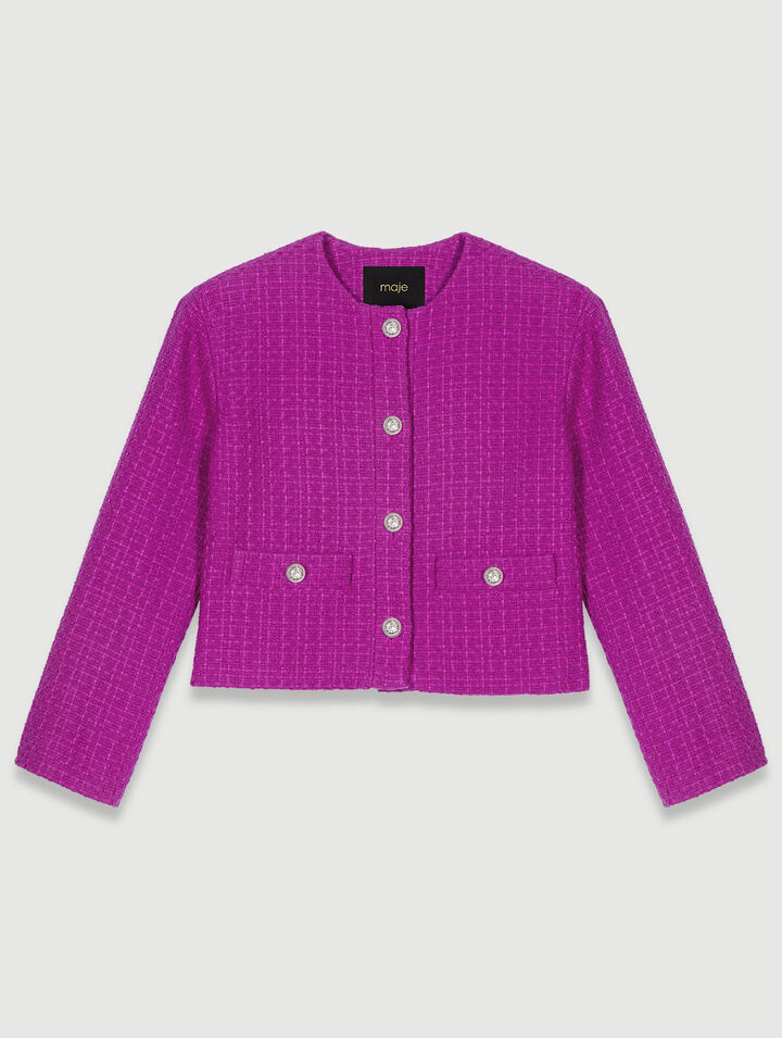 Tweed-Jacke