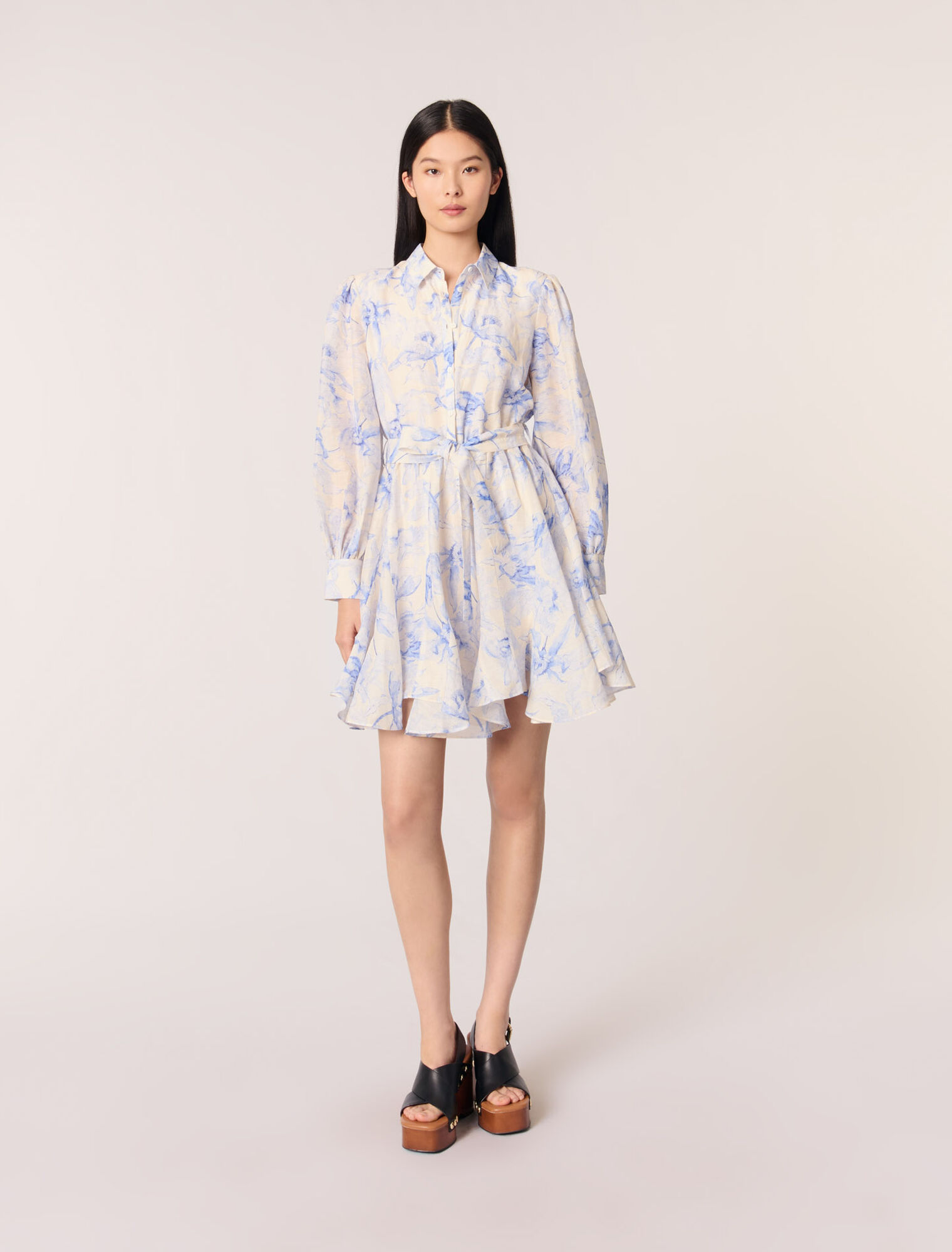 Hemdkleid mit Print